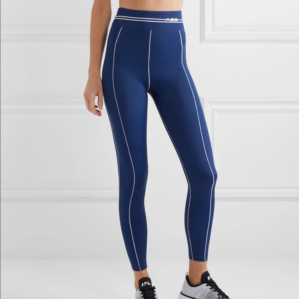 NWT Adam Selman Royal Racer Leggings